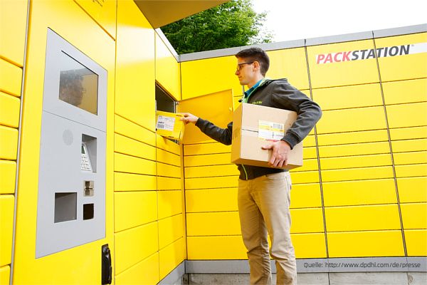 Neue Packstationen der DHL